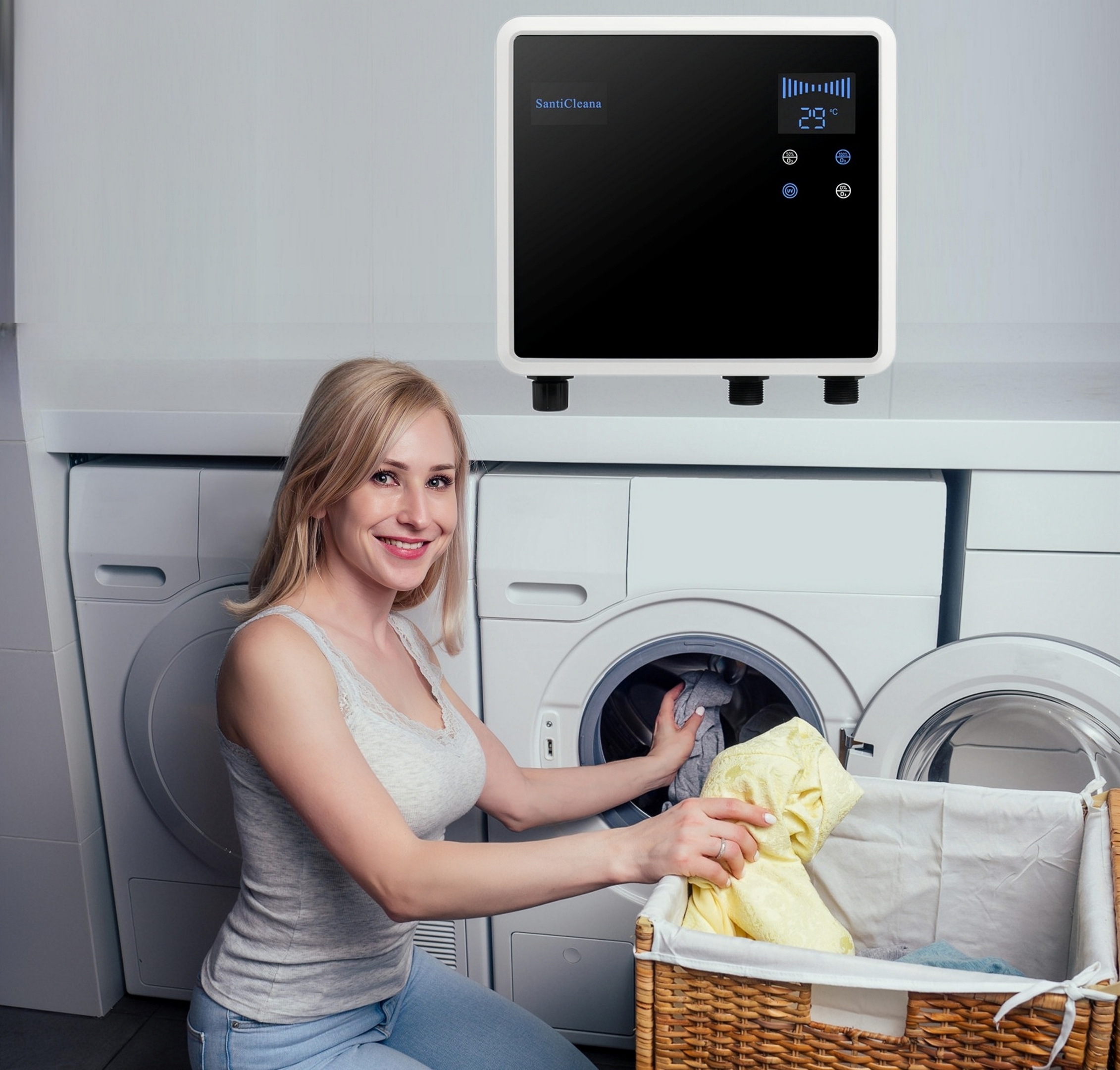 Amazon.com: SantiCleana Ozone Laundry Washer System - 2 Outlets